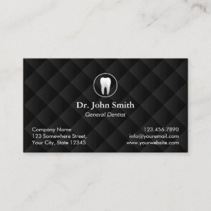 Dentalt Möte klassiskt svartvitt Tidsbeställning Kort