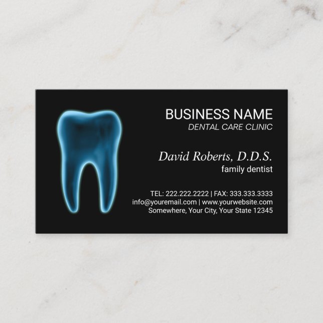 Dentalt röntgentandstenstandstensfärgat kliniskt M Tidsbeställning Kort (Framsida)