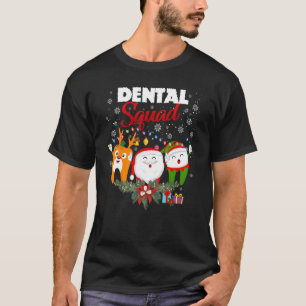 Dentalt Squad Cute Tooth jul Tentist Merry X T Shirt