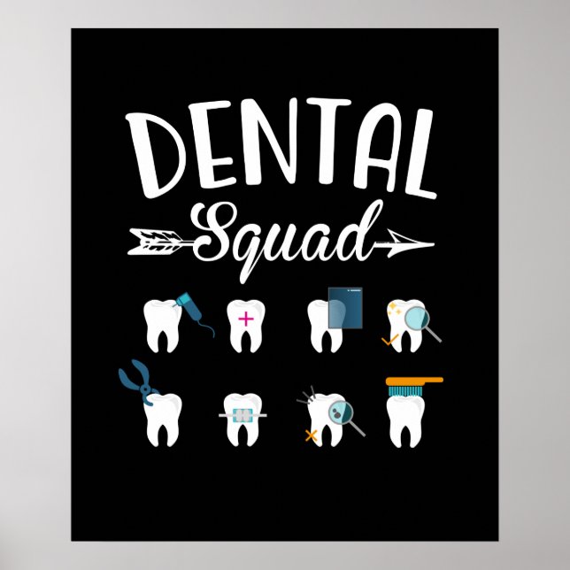 Dentaltand Dentist Dental Student Poster (Framsidan)