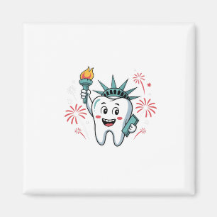 Dentaltorget 4:e juli-dentist-amerikan magnet