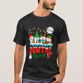 Dentaltorget Julgran Santa Reindeer Elf Tee