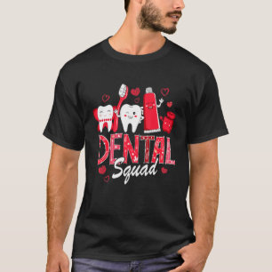 Dentalvadsassistenten Dentist Lycklig Valentine D T Shirt