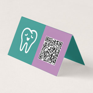 Dentalvård - Anpassningsbar QR Visitkort