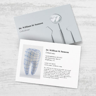 Dentalvård Orthodontist modern tandtandtandtandläk Visitkort