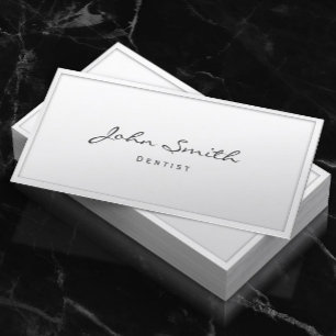 Dentalvårdsklassen White Gräns Dentist Visitkort
