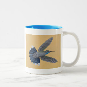 Denthroated hummingbirden Två-tonar muggen Två-Tonad Mugg