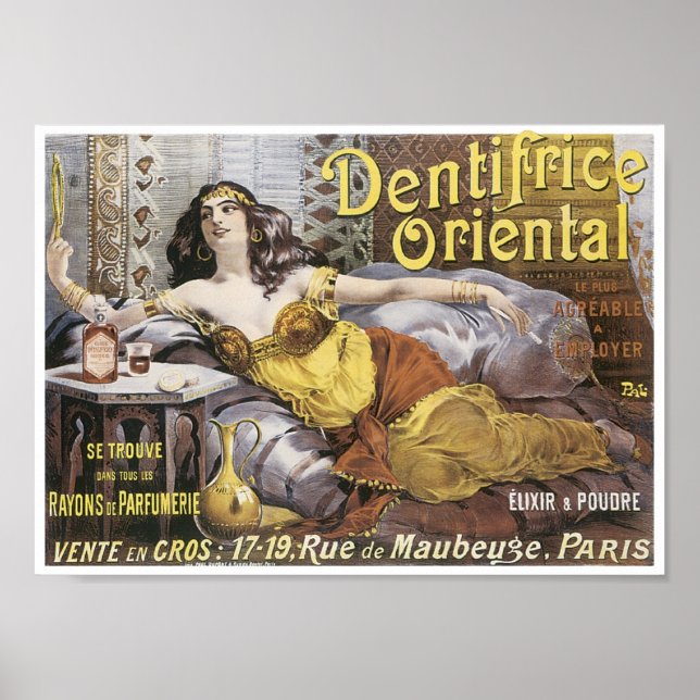 Dentifrice Oriental Poster (Framsidan)