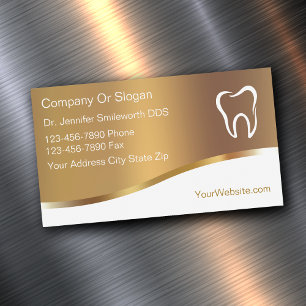 Dentist Affärskort Magnets Visitkortmagnet