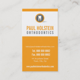 DENTIST APPOINTMENT CARD: modernt tandläkarkort lo Tidsbeställning Kort