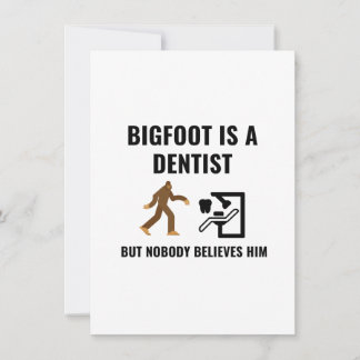 DENTIST BIGFOOT TACK KORT