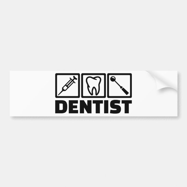 Dentist Bildekal (Framsidan)