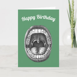 Dentist Birthday Card Kort