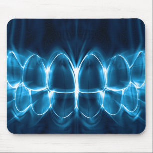 Dentist Blue Glowing Teeth Smile Mousepad Musmatta