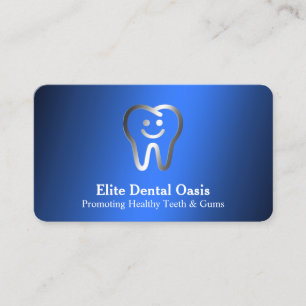 Dentist Blue Visitkort
