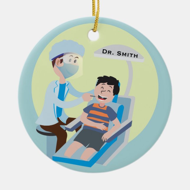 Dentist Ceramic Ornament (Framsidan)