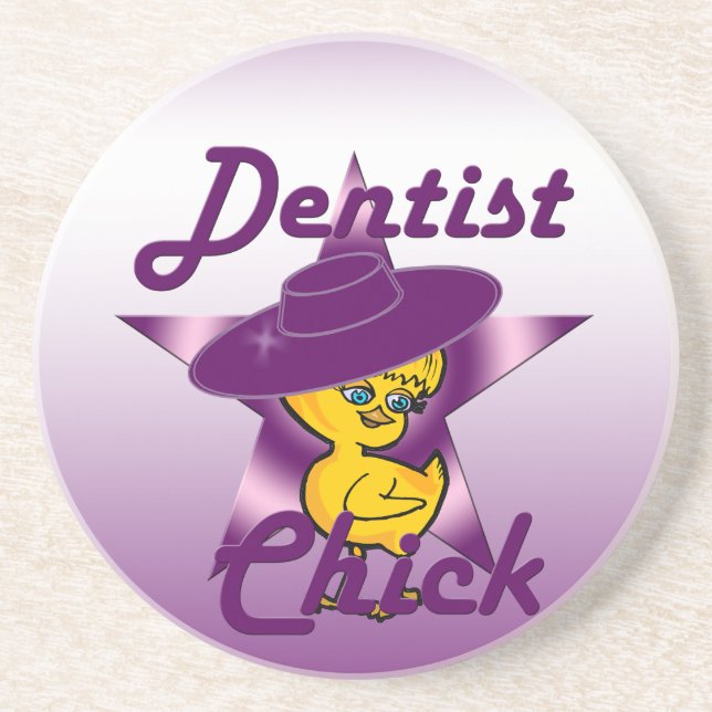 Dentist Chick #9 Underlägg Sandsten (Framsidan)