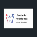 Dentist Clinic Employee Namn bricka Namnbricka<br><div class="desc">Dentist Office Employee Namn bricka med modern design. Inte tandassistent? Du kan anpassa jobbtiteln!</div>