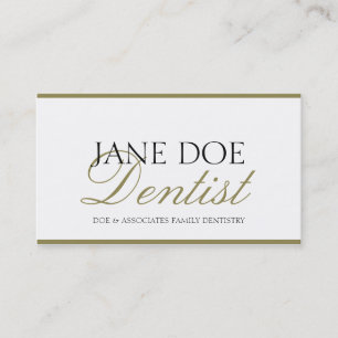 Dentist DDS Family Tandvård - Available Letterhead Visitkort