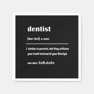 Dentist Definition Dentistry Tooth Doctor Teeth Gi Pappersservett
