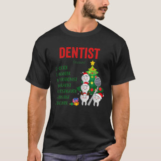 Dentist Definition jul Dental Assistant Paja T Shirt