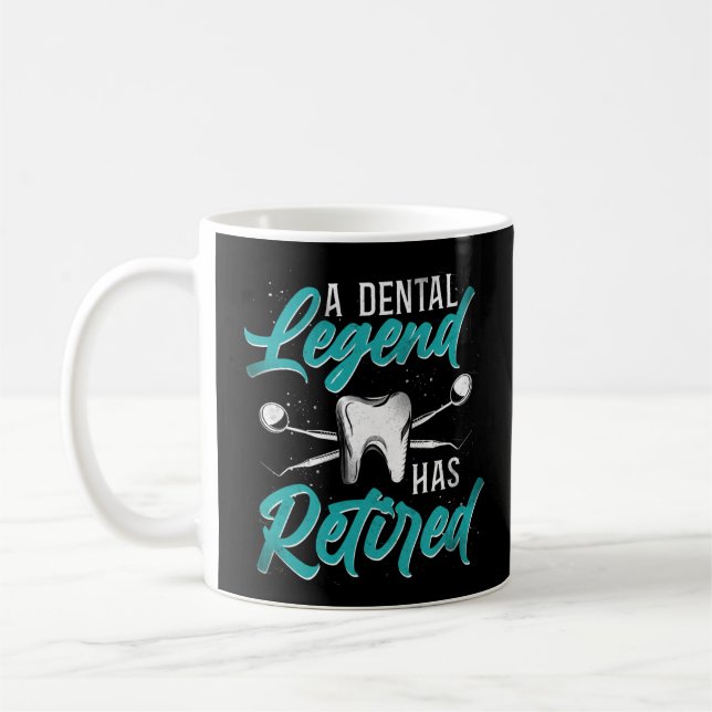 Dentist Dental A Dental Legend har återvänt Kaffemugg (Vänster)
