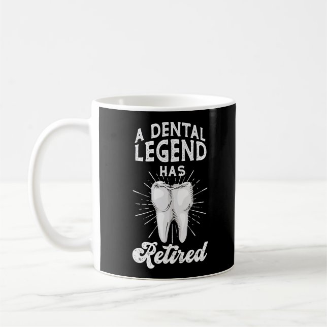 Dentist Dental A Dental Legend har återvänt Kaffemugg (Vänster)