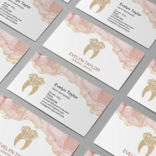 Dentist Dental Clinical tänds Whitening Smile Busi Visitkort