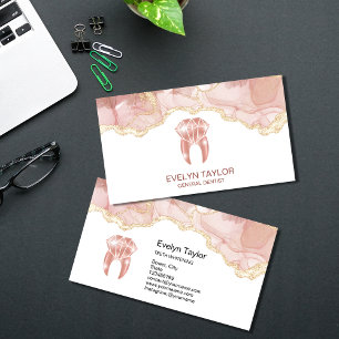 Dentist Dental Clinical tänds Whitening Smile Busi Visitkort