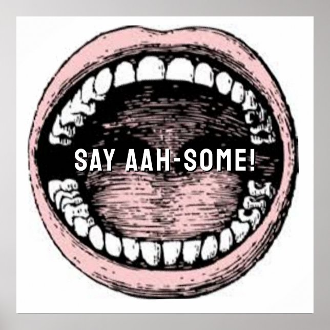 Dentist Dental Humor Poster (Framsidan)