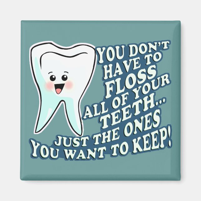 Dentist Dental Hygienist Magnet (Framsidan)