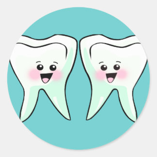 Dentist Dental Hygienist Runt Klistermärke