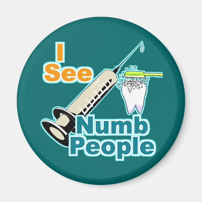 Dentist Dental Professionell Magnet (Framsidan)