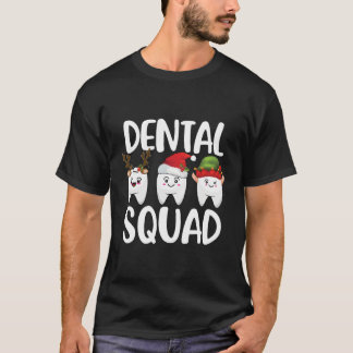 Dentist Dental Squad Funny Julafton-gåvor till Chr T Shirt