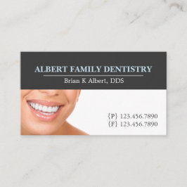 Dentist Dental Tandvård Doktor Smile Business Visitkort