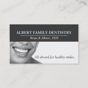 Dentist Dental Tandvård Doktor Smile Business Visitkort