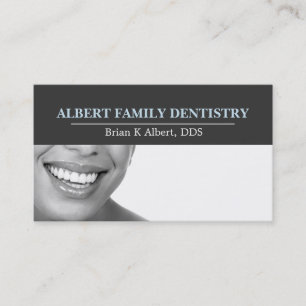 Dentist Dental Tandvård Doktor Smile Business Visitkort