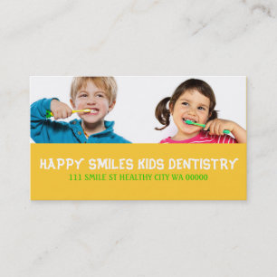 Dentist Dental Tandvård Doktor Smile Business Visitkort