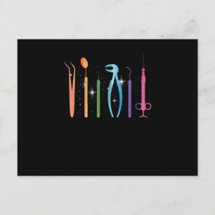 Dentist Dental Tandvård Tooth Teeth Doktor Gift Vykort
