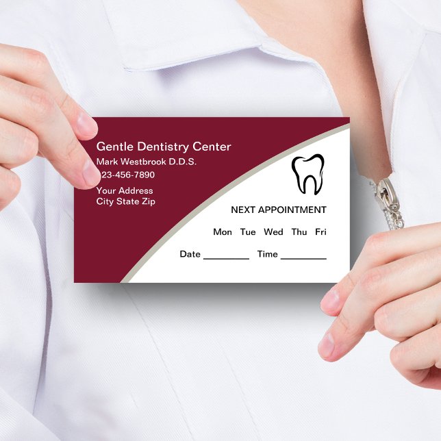 Dentist Editable Möte Affärskort Design Visitkort (Skapare uppladdad)