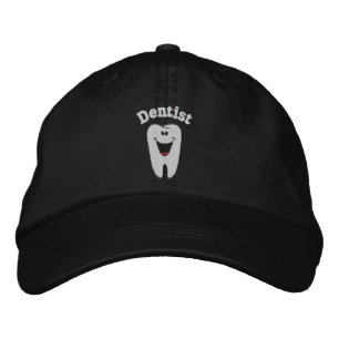 Dentist Embroized Hat Broderad Keps