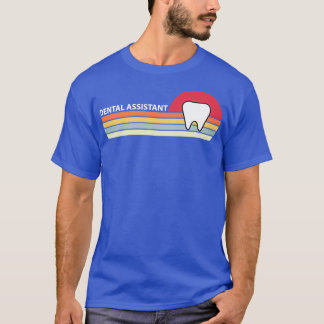Dentist Gift Retro Stil Dental Assistant Gifts De T Shirt