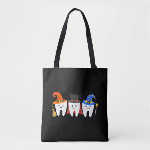 Dentist Halloween Teeth Dental Tygkasse