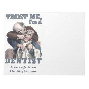 DENTIST humor-anteckningsdynor Anteckningsblock