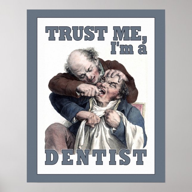 DENTIST humor poster (Framsidan)