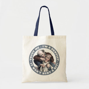 DENTIST humor tote bags Tygkasse