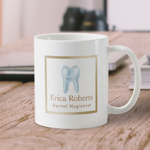 Dentist Hygienist Dental Assistant 3D Tooth Kaffemugg