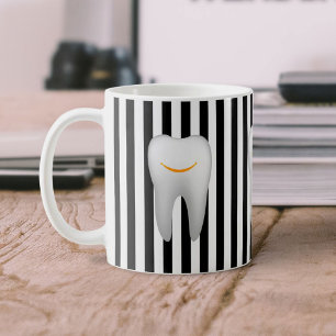 Dentist Hygienist Dental Assistant Modern Rand Kaffemugg