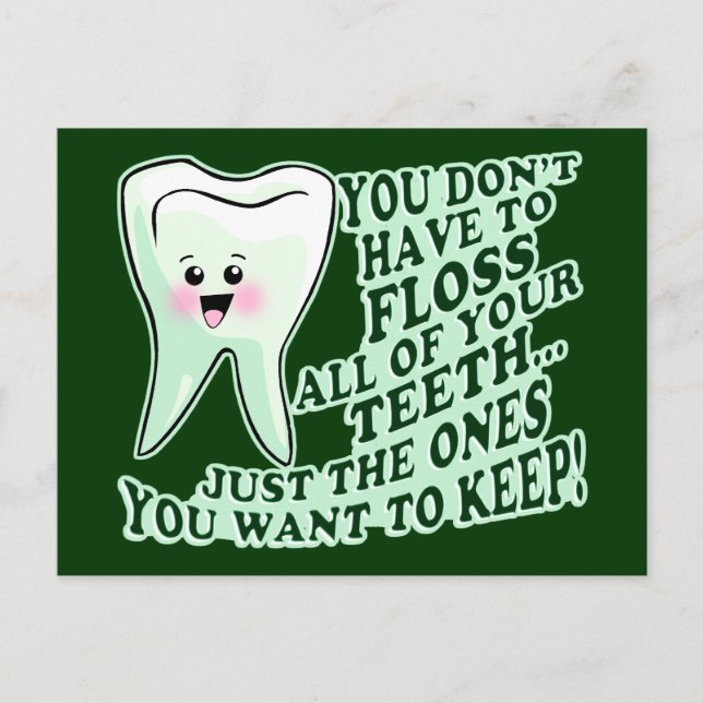 Dentist Hygienist eller Orthodontist Vykort (Framsida)