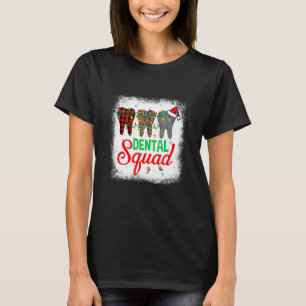 Dentist Hygienist jul Dental Squad Leopard R T Shirt